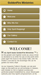 Mobile Screenshot of goldenfireministries.com